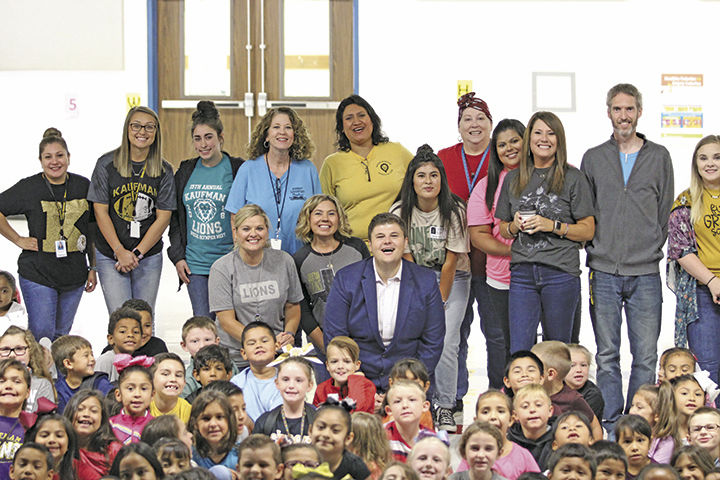 Meteorologist visits Monday Elementary